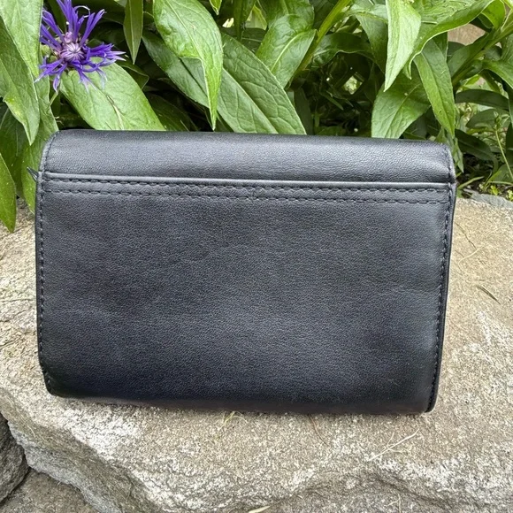 Coach Black LeatherBifold Wallet - Picture 2 of 11